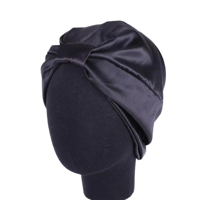Bonnet d'hiver doublé satin noir – Nedyaj